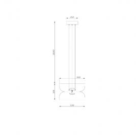 Подвесной светильник Divinare Opal 5246/33 SP-10