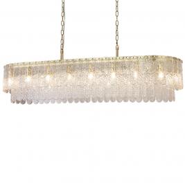 Подвесной светильник Newport Daisy 8370/140 C oval brass