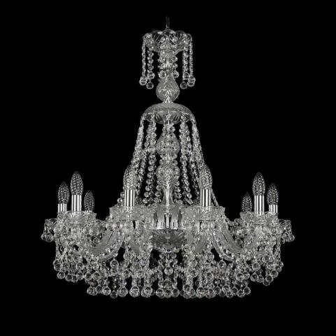 Bohemia Ivele Crystal Люстра Bohemia 1409/10/240/XL-75 Ni