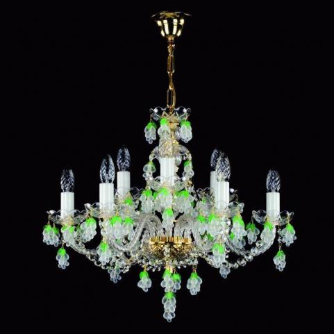 Люстра Art Glass GIZELA IX. VINO WHITE ST