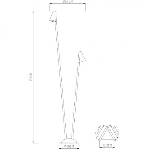 Уличный фонарь Arte Lamp Muphrid A4109PA-2BK