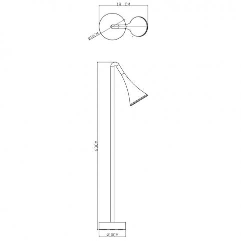 Уличный фонарь Arte Lamp Bronn A2367PA-1BK