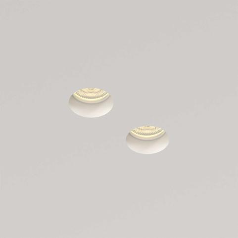 Точечный светильник Stellanova Quasar Duo Flat гипсовый SN 034