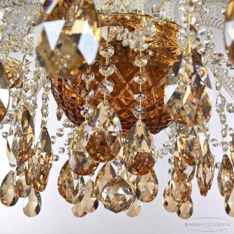 Люстра Bohemia Ivele Crystal 5413/12/300 G Amber/M-1F K721