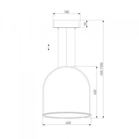 Подвесной светильник Eurosvet Over 90322/1 белый