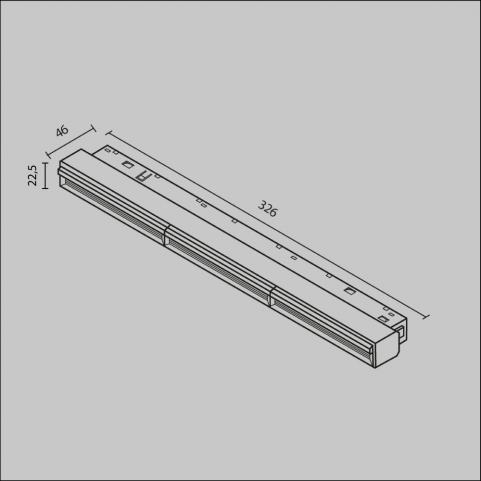 Трековый светильник Maytoni Technical Exility 2700-6000K  Parete TR106-4-18W-DS-W