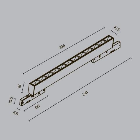 Трековый светильник Maytoni Technical Levity 2700К Points TR193-1-10W2.7K-M-B