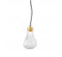 Подвесной светильник Delight Collection KR1197P-1 brass/clear