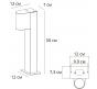 Уличный фонарь Arte Lamp Compass  A3102FN-1BK