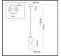 Подвесной светильник Odeon Light Glessi 5093/4L