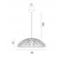 Светильник подвесной Divinare Cervantes 1868/06 SP-25