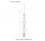 Подвесной светильник Crystal Lux VALENCIA SP1.1 GOLD