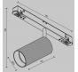 Трековый светильник Maytoni Technical Exility 4000K Artisan TR097-2-12W4K-M-BB