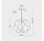 Люстра Modelux ML.6223  4000K ML.6223.600 CP